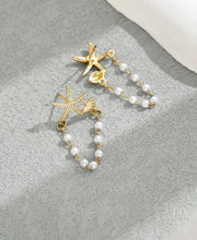 Load image into Gallery viewer, Starfish Shell Pearl Earrings