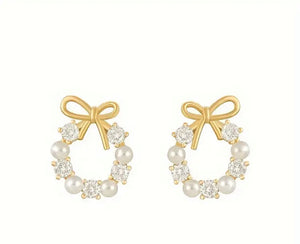 Bow Wreath Earrings