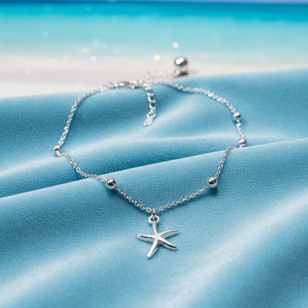 Coastal Starfish Bead Bracelet