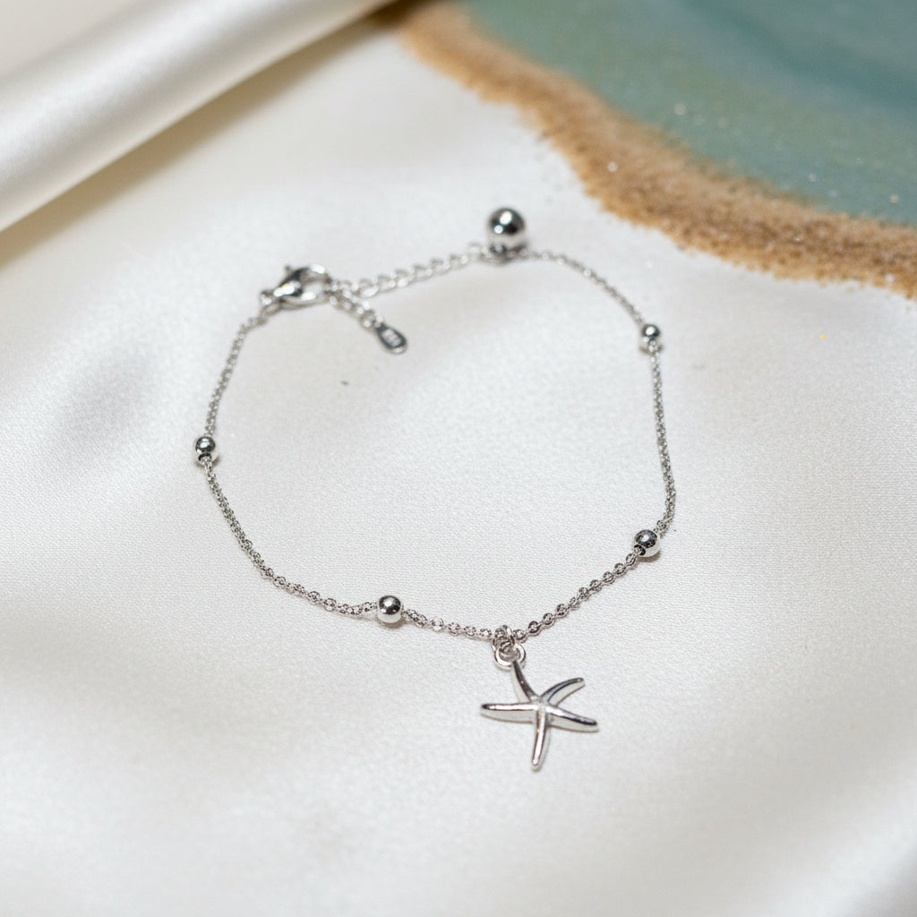 Coastal Starfish Bead Bracelet
