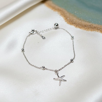 Coastal Starfish Bead Bracelet