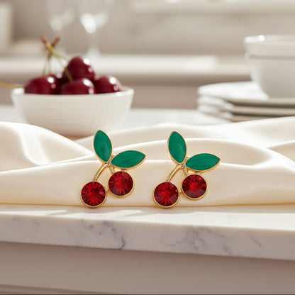Red Cherry Earrings
