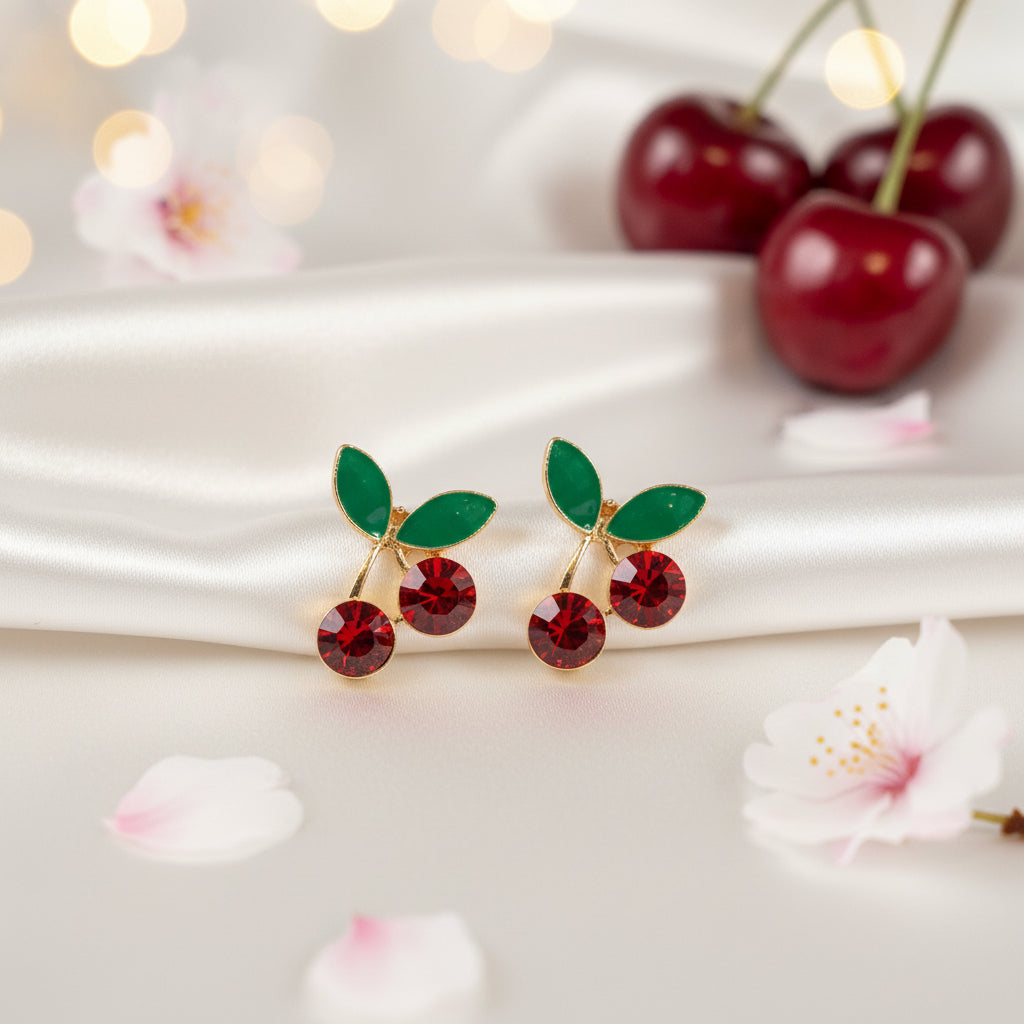 Red Cherry Earrings