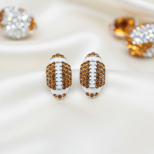 Football Pavé Earrings