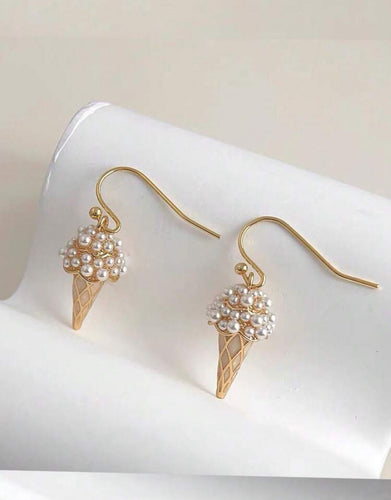 Ice Cream Cone Earrings