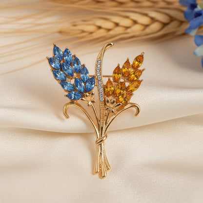 Golden Harvest Wheat Pin