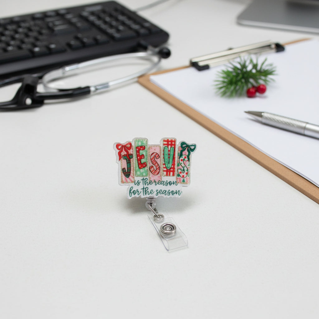Jesus Is the Reason Christmas Badge Reel