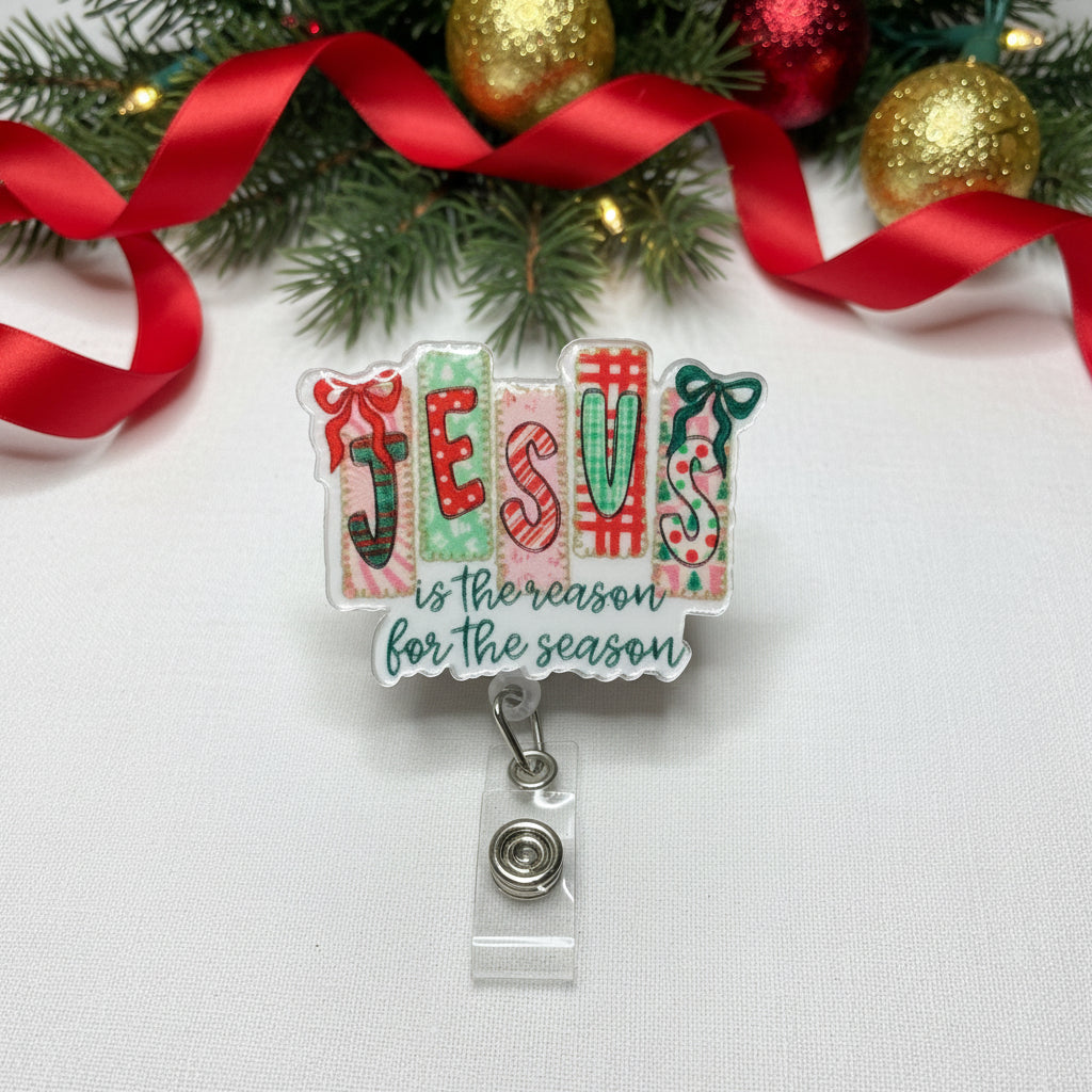 Jesus Is the Reason Christmas Badge Reel