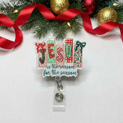 Jesus Is the Reason Christmas Badge Reel