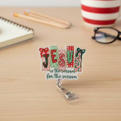 Jesus Is the Reason Christmas Badge Reel