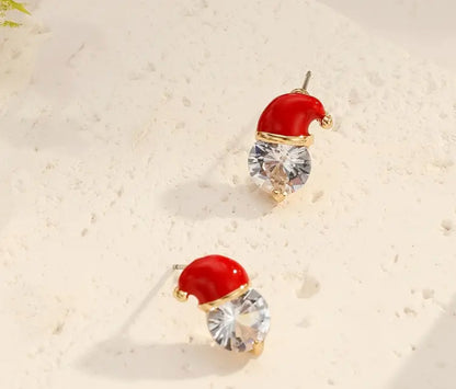 Starlit Santa & Ruby Reindeer Earring Bundle