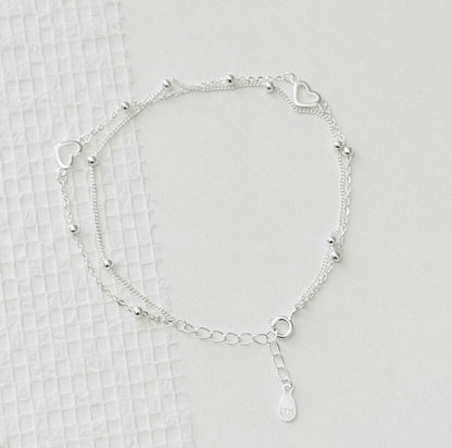 Layered Heart Bracelet