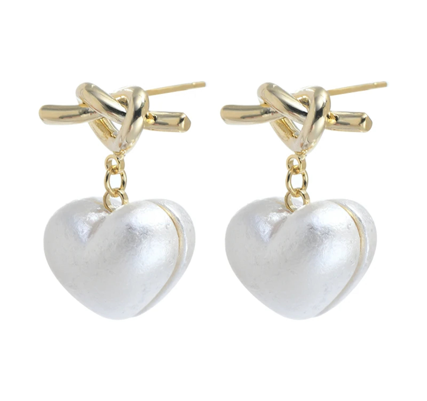 Heart Bowknot Earrings