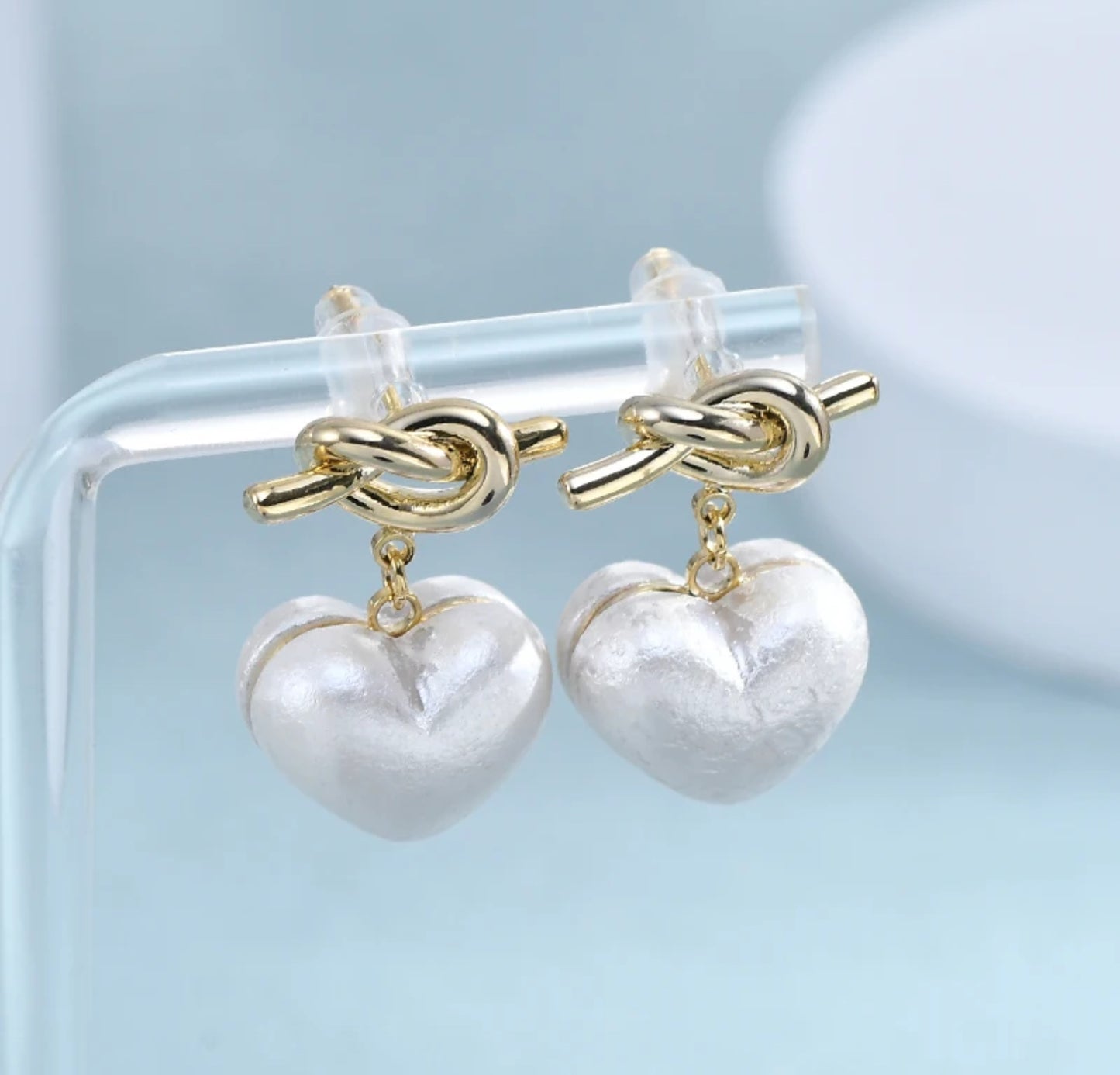 Heart Bowknot Earrings