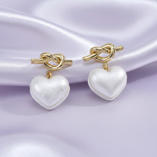 Heart Bowknot Earrings
