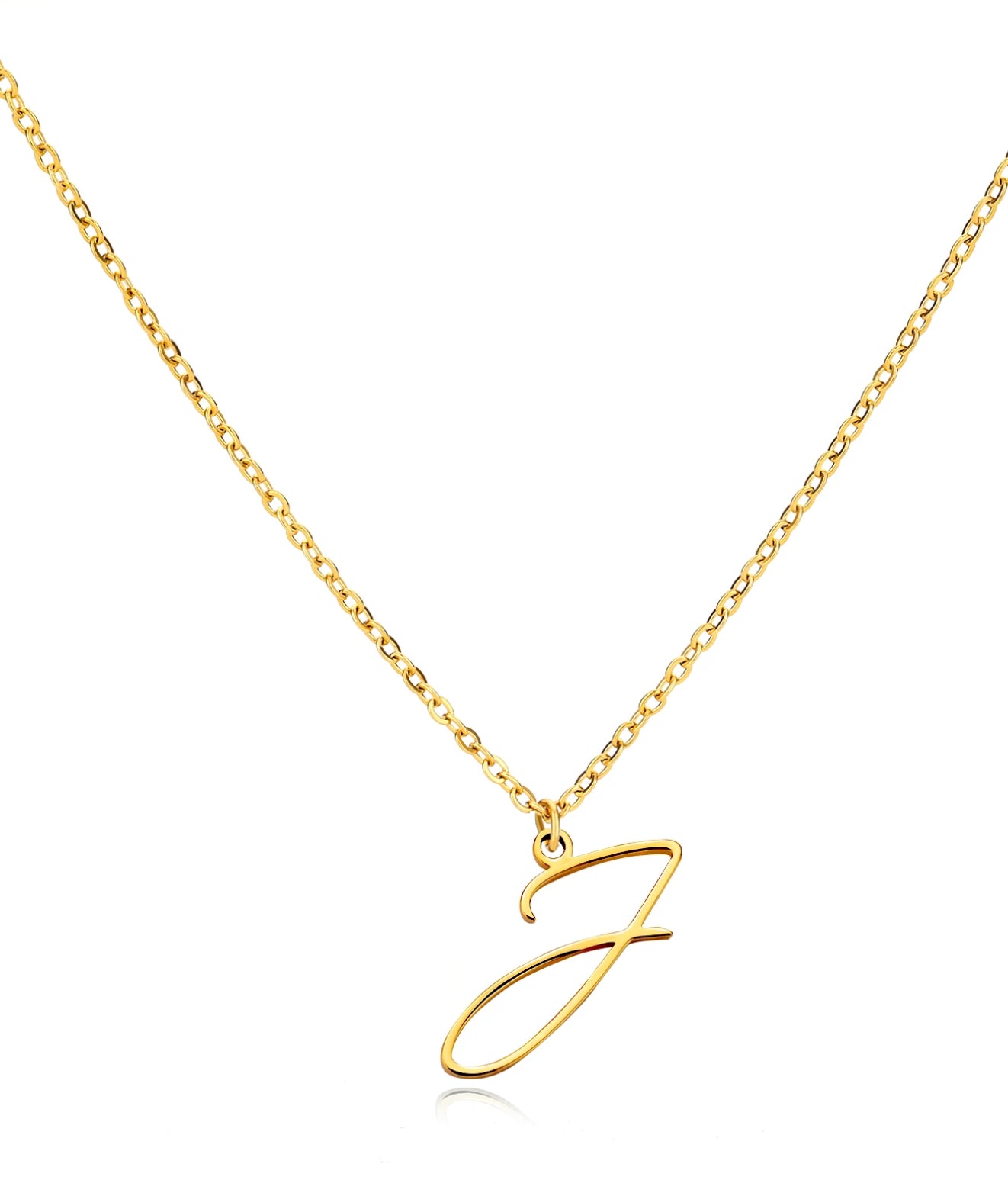 Cursive Initial Necklaces