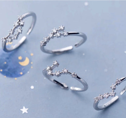 Zodiac Adjustable Rings