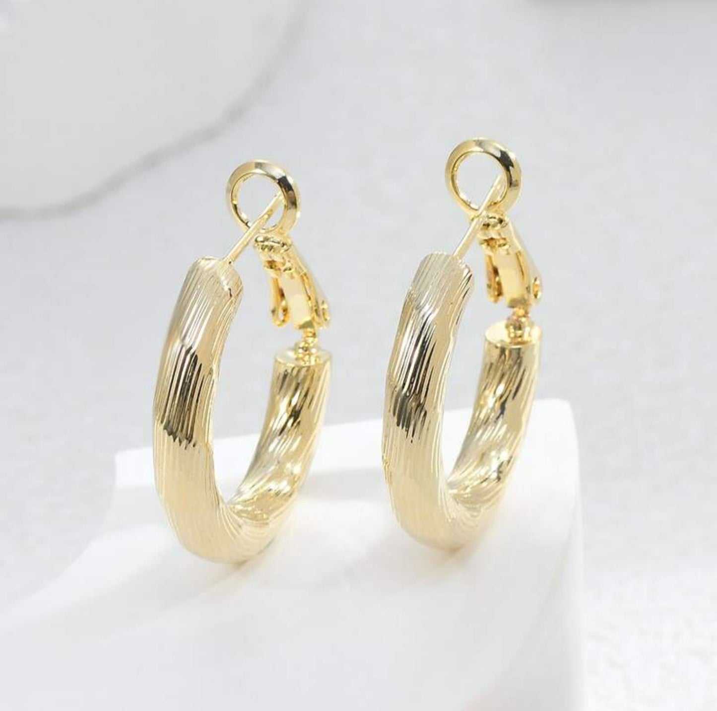 Gold Hoop Earrings