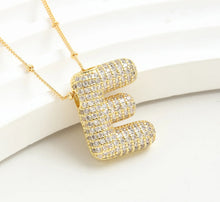 Load image into Gallery viewer, Initial Balloon Necklace - Letter E