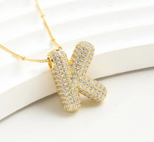 Load image into Gallery viewer, Initial Balloon Necklace - Letter K