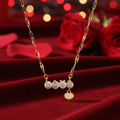 Love Heart Charm Necklace
