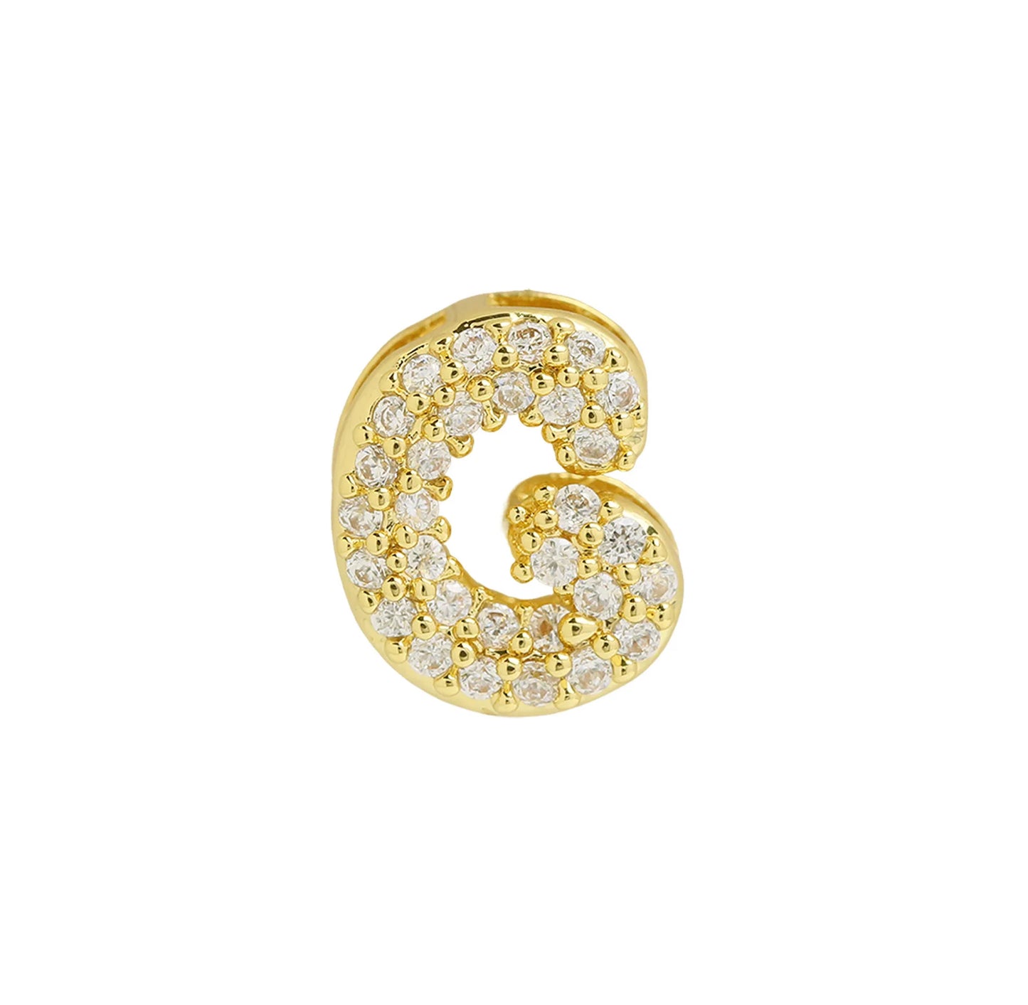 Mini Zircon Initial Necklace