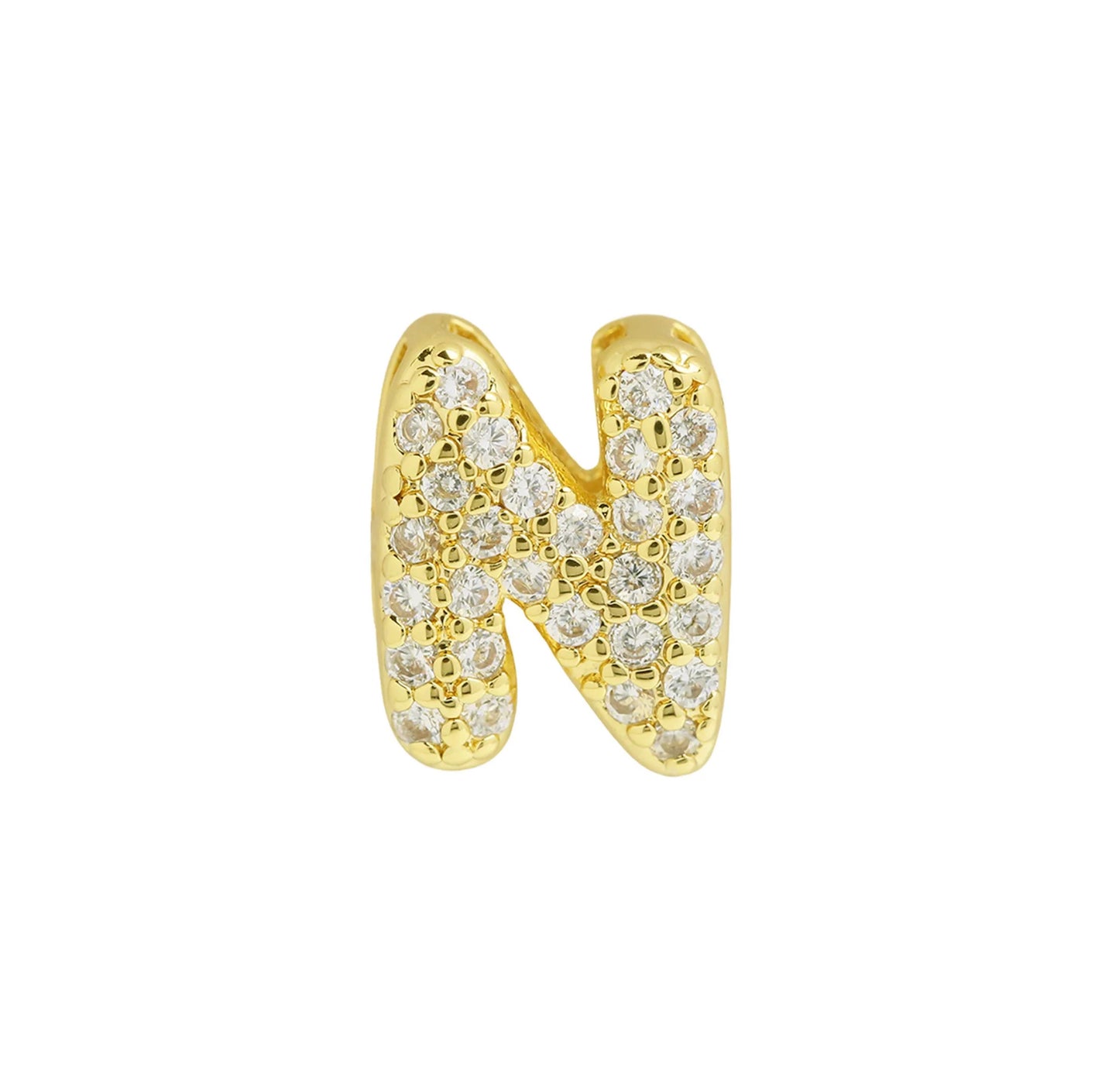 Mini Zircon Initial Necklace