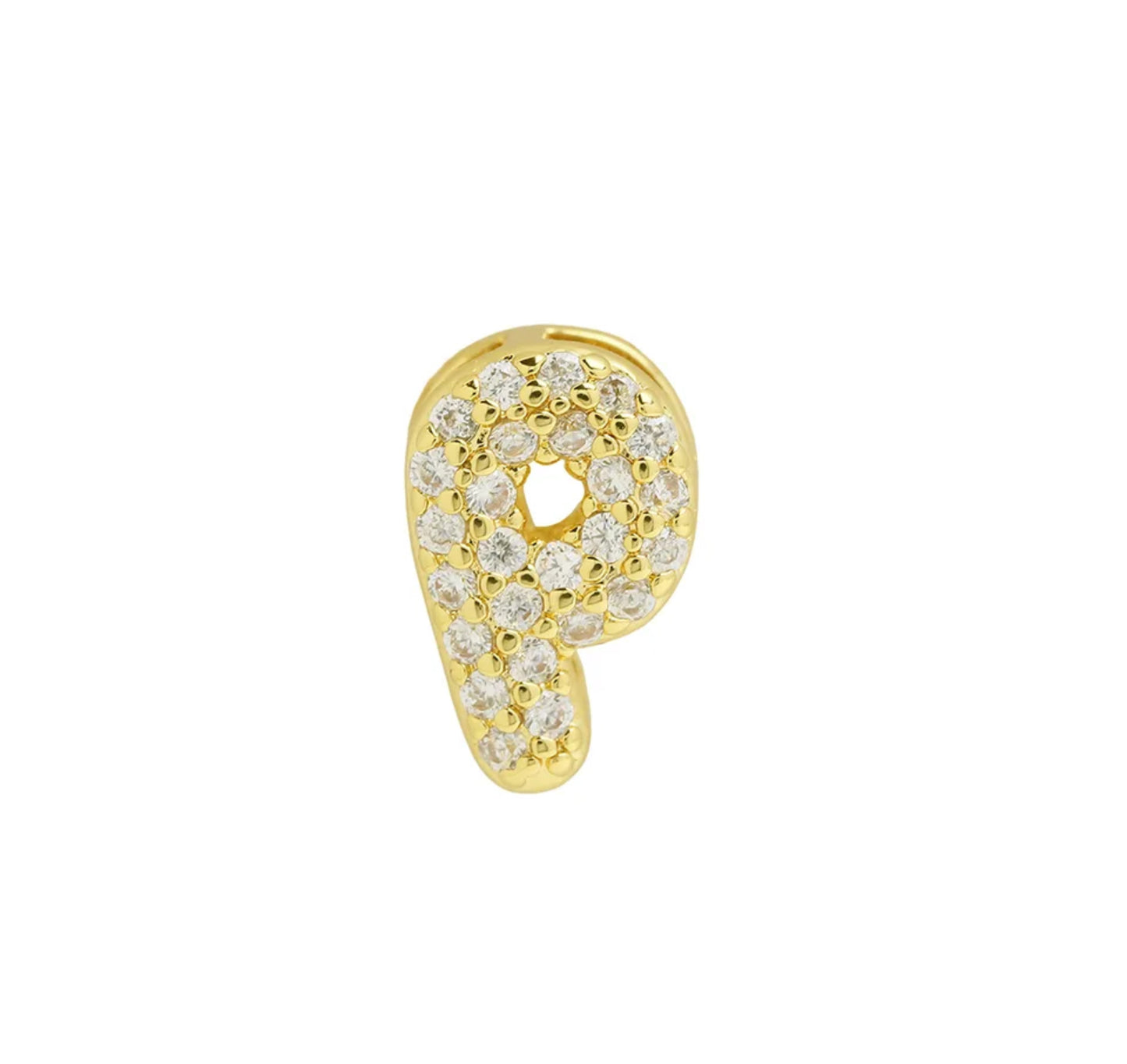 Mini Zircon Initial Necklace
