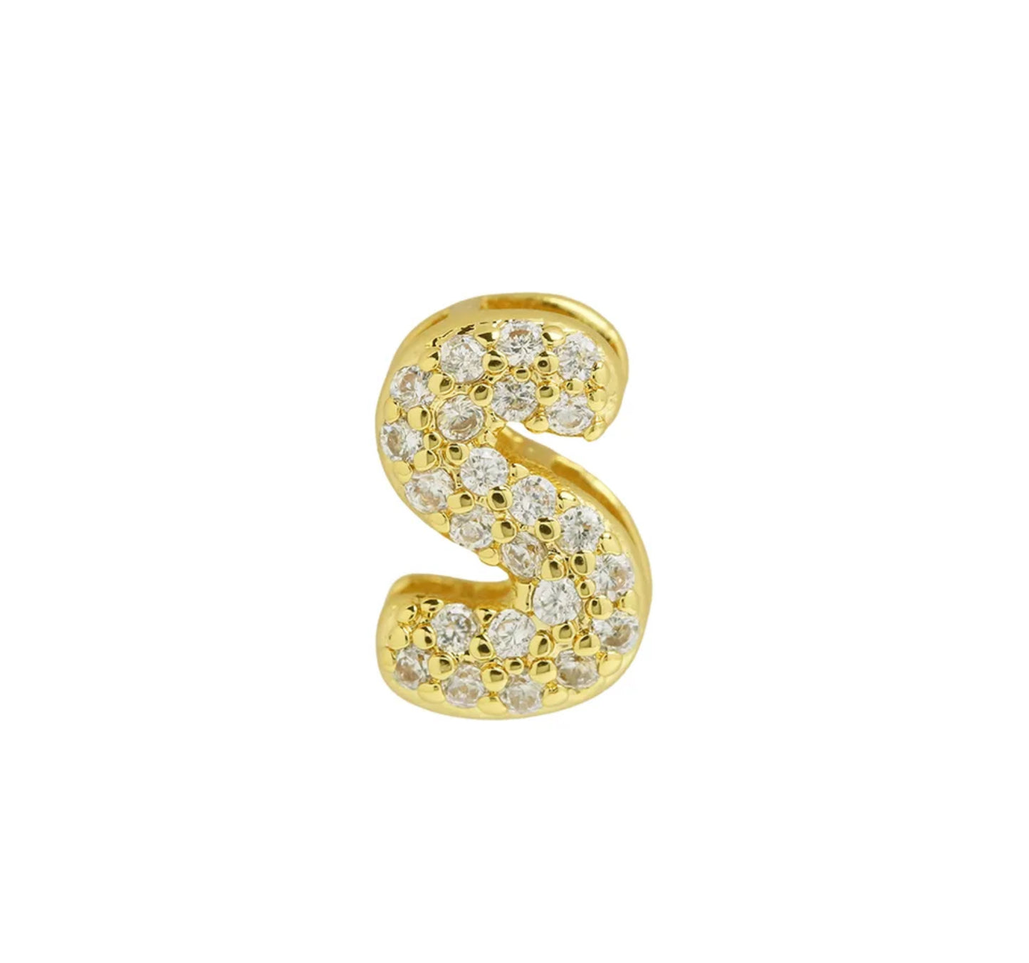 Mini Zircon Initial Necklace