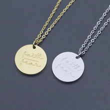 Load image into Gallery viewer, Faith Over Fear Necklace