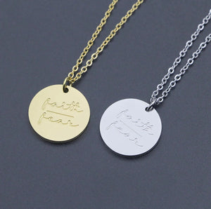 Faith Over Fear Necklace