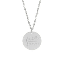 Load image into Gallery viewer, Faith Over Fear Necklace