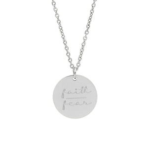 Faith Over Fear Necklace