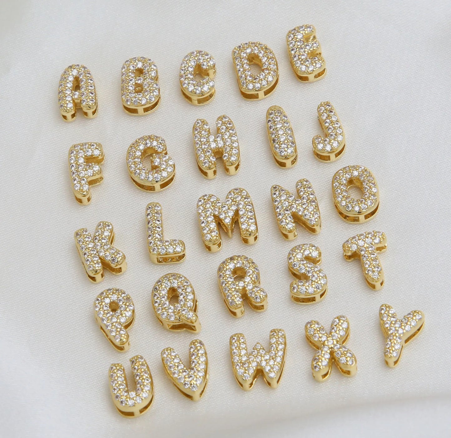 Mini Zircon Initial Necklace