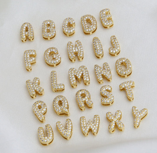 Mini Zircon Initial Necklace