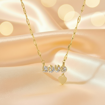 Love Heart Charm Necklace