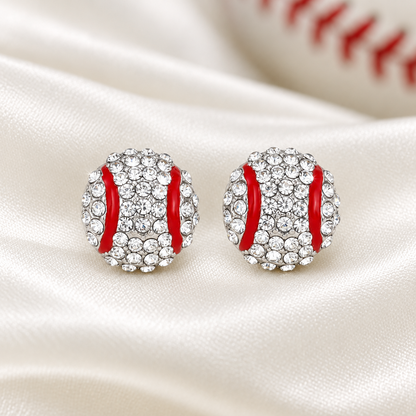 Football & Baseball Pavé Earring Bundle