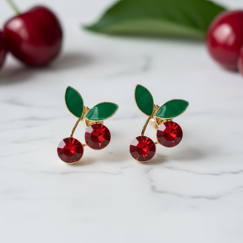 Red Cherry Earrings