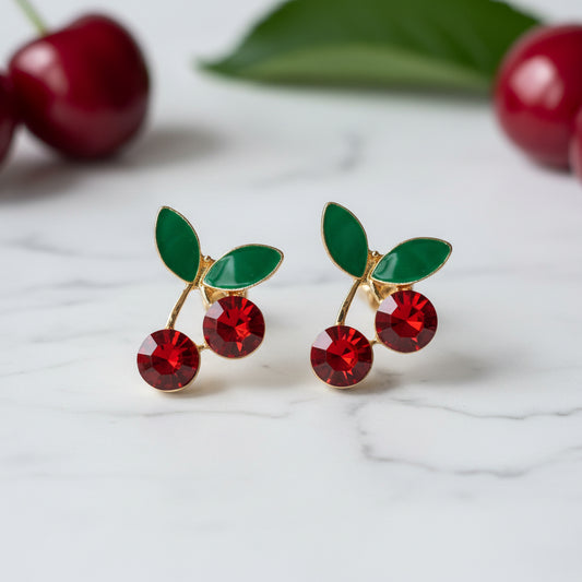 Red Cherry Earrings