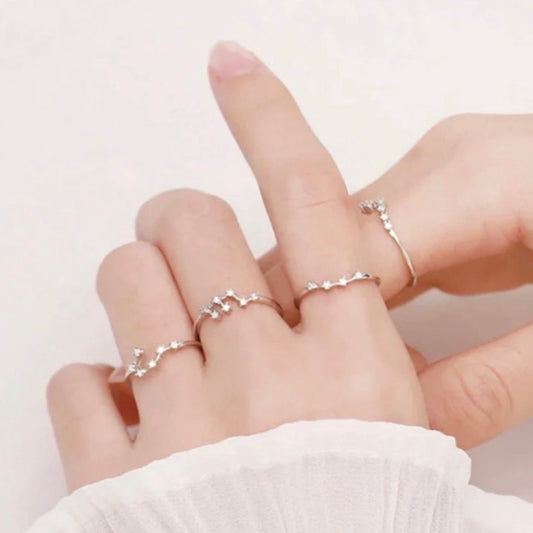 Zodiac Adjustable Rings