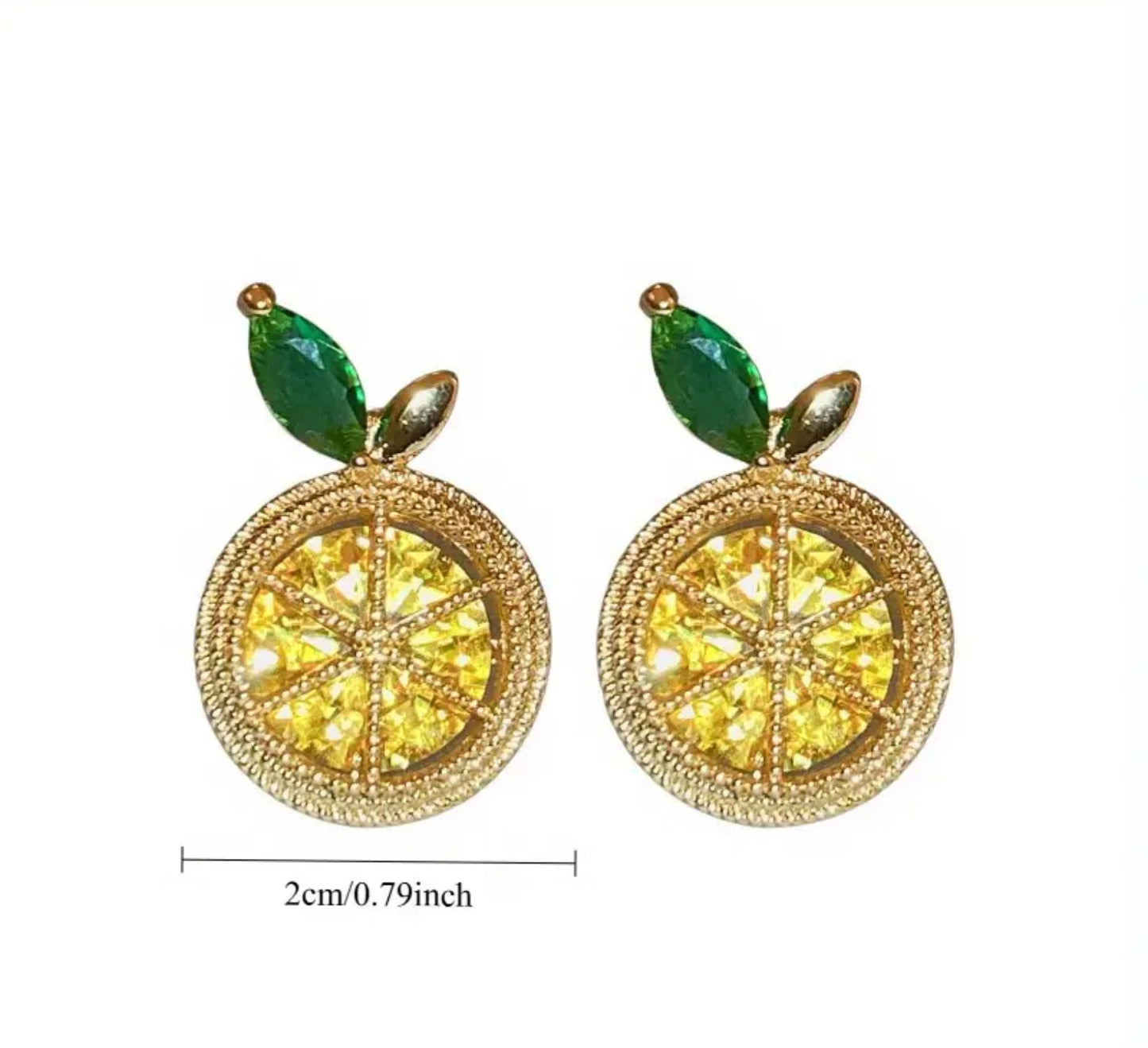Lemon Gem Earrings