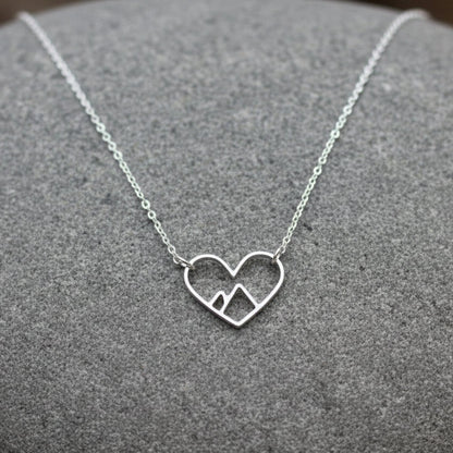 Mountain Heart Necklace