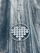 Load image into Gallery viewer, Rhinestone Heart Necklace