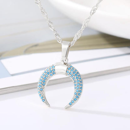 Blue Moon Necklace