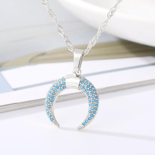 Blue Moon Necklace