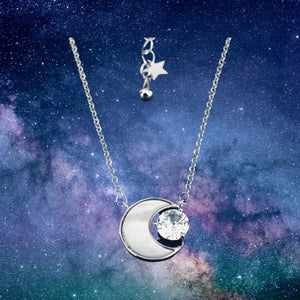 Crystal Moon Necklace