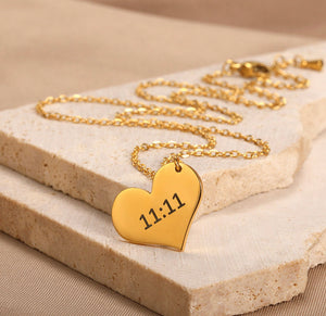 Heart 11:11 Necklace