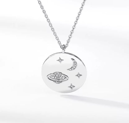 Cosmic Moon Star Necklace