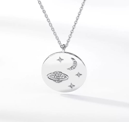 Cosmic Moon Star Necklace