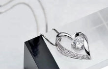 Load image into Gallery viewer, CZ Heart Necklace